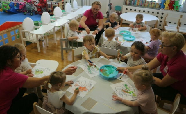 Praca plastyczna ,,Kolorowy kogut "
