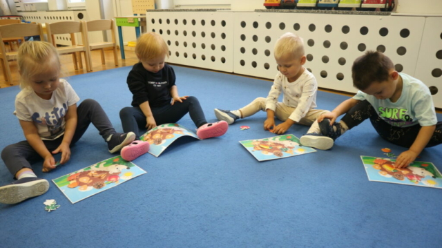 Jesienny jeżyk - ćwiczenia motoryki małej