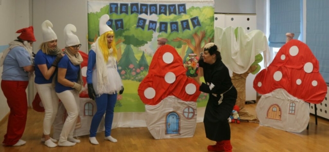 Teatrzyk pt. "Smerfy szukają wiosny"