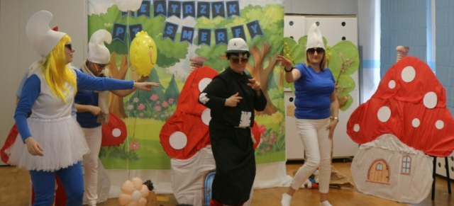 Teatrzyk pt. "Smerfy szukają wiosny"